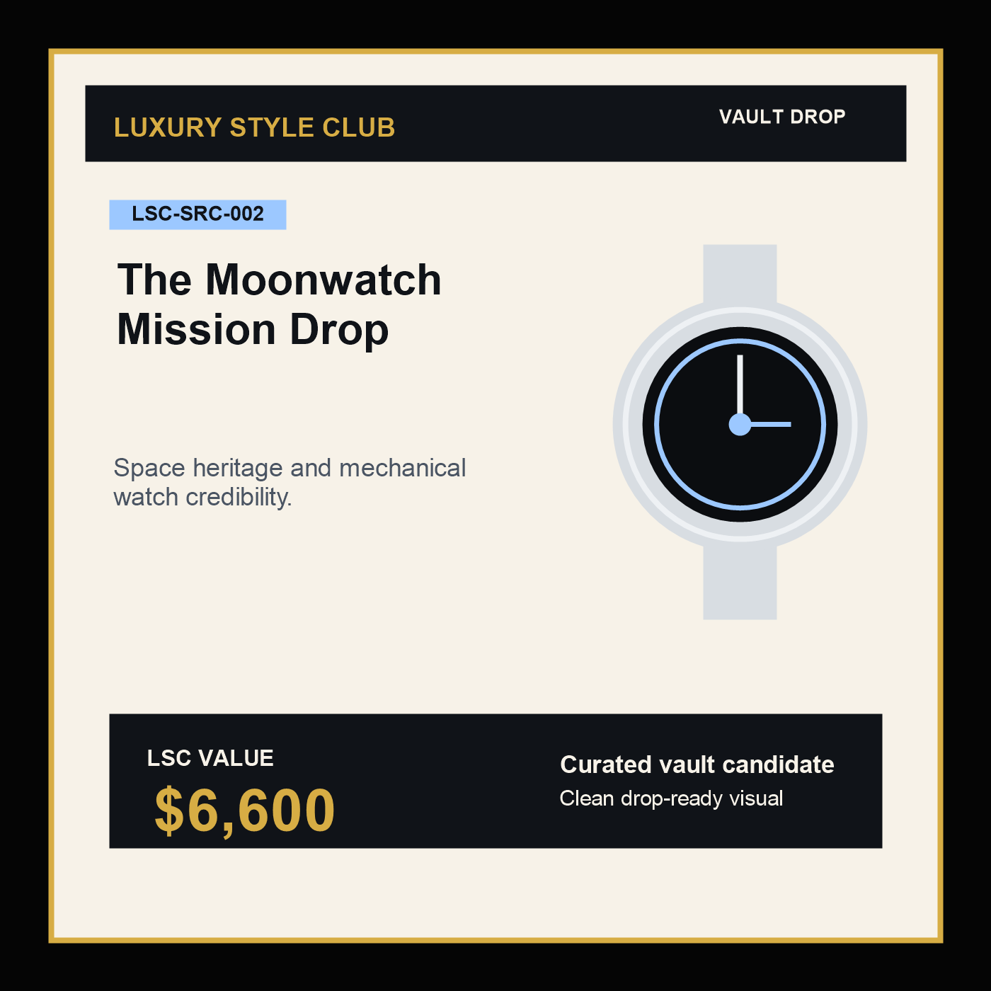 The Moonwatch Mission Drop
